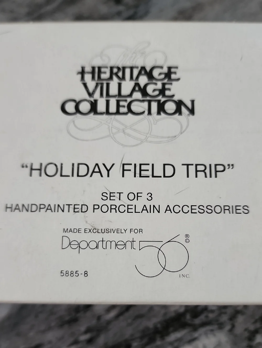 Department 56 Village Collection Dickens Village Series HOLIDAY FIELD TRIP